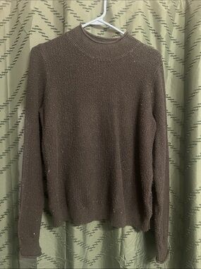 Abercrombie & Fitch Black Knit Crewneck Sweater